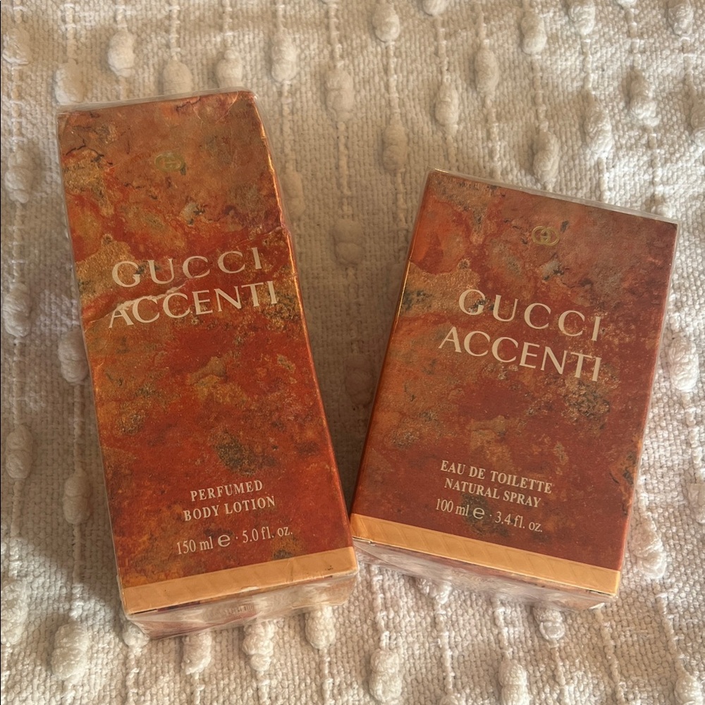 GUCCI ACCENTI- set of 2 - new in sealed boxes